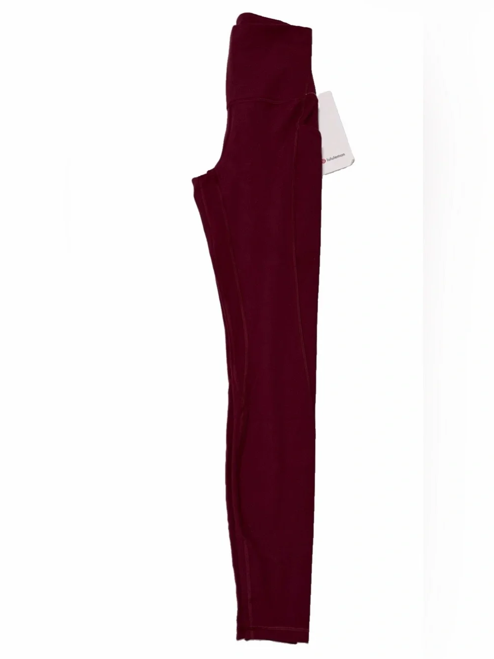 NWT*LULULEMON*SIZE 6*ALIGN HI RISE 28”L PANT*POCKETS*BURGUNDY BAY*AUTHENTIC $128
